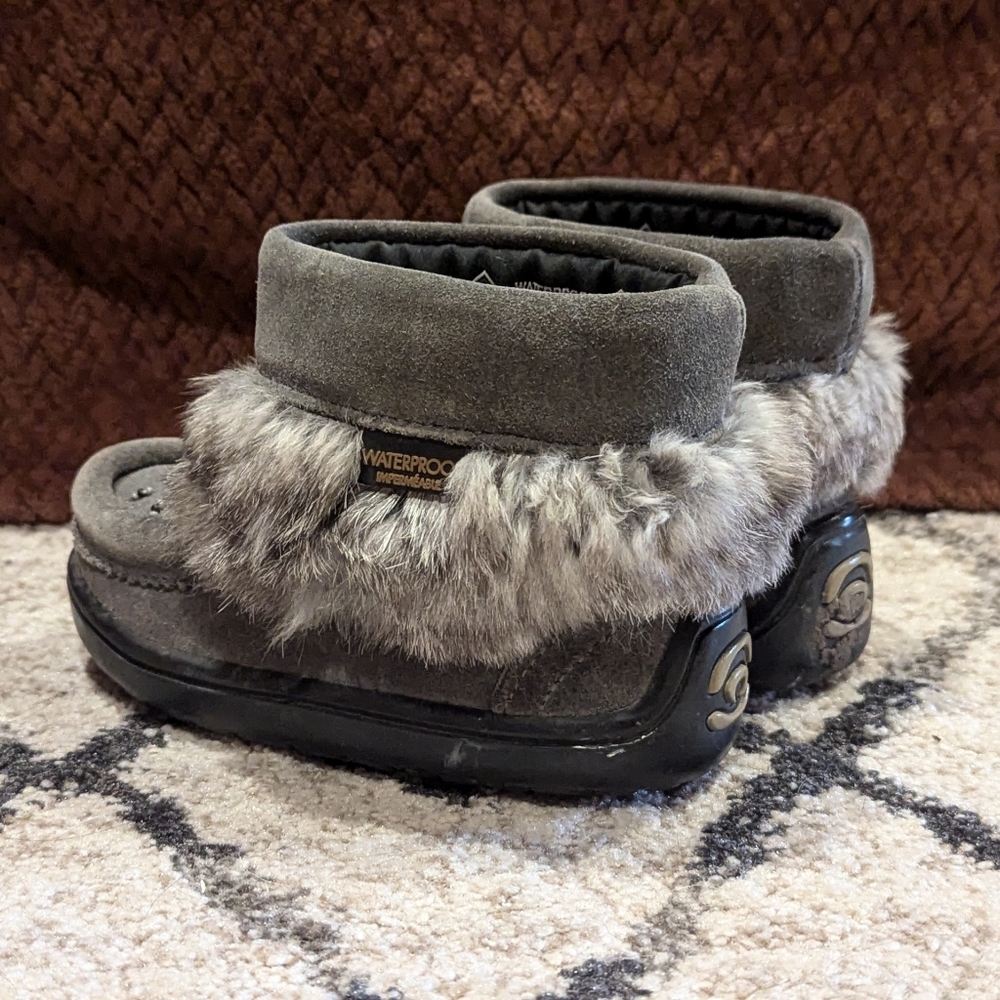 Manitobah Mukluks Waterproof Snowy Owlet, Size 8